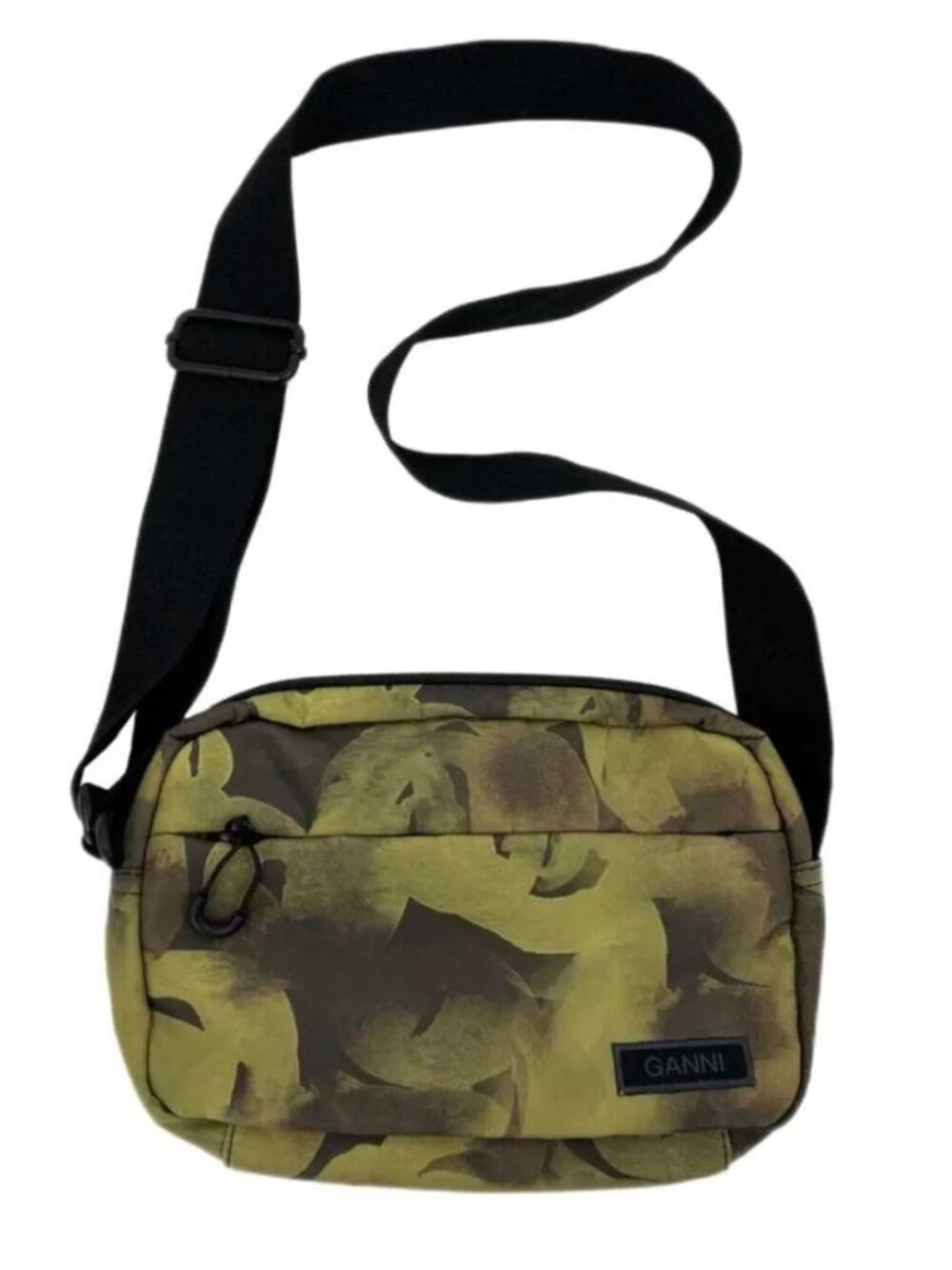 Ganni Crossbody Bag Green Floral